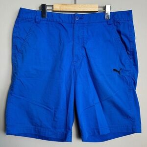 PUMA Men's Blue Performance Golf Shorts Size 36‎ Dry Cell Hiking Activewear